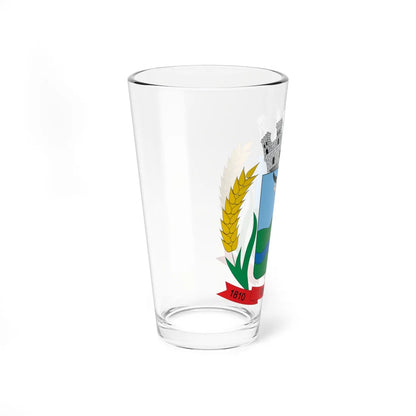 Brasão de Carolina - MA (Brazil) (Coat of Arms) Pint Glass 16oz - Go Mug Yourself