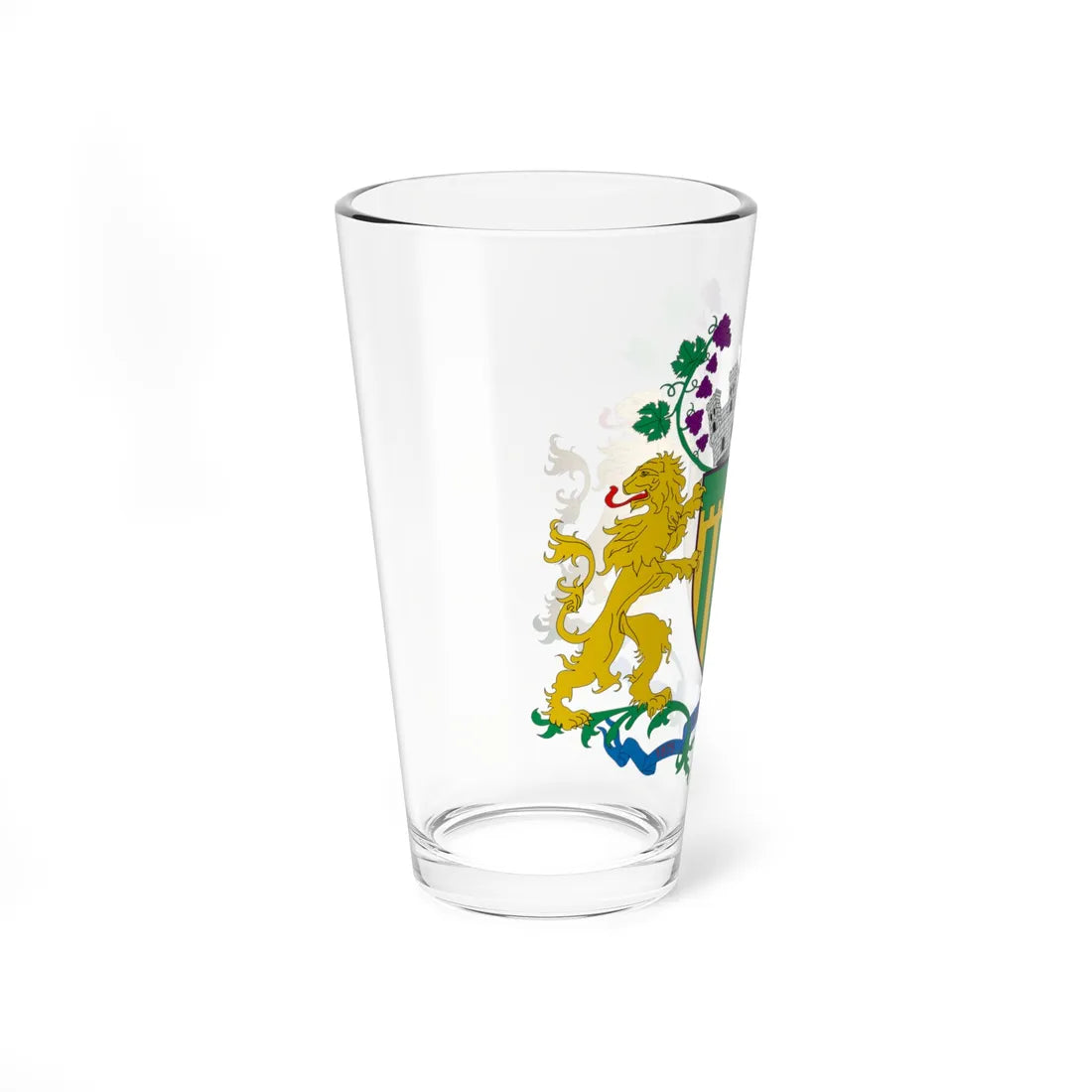 Brasão de Caxias do Sul - RS (Brazil) (Coat of Arms) Pint Glass 16oz - Go Mug Yourself