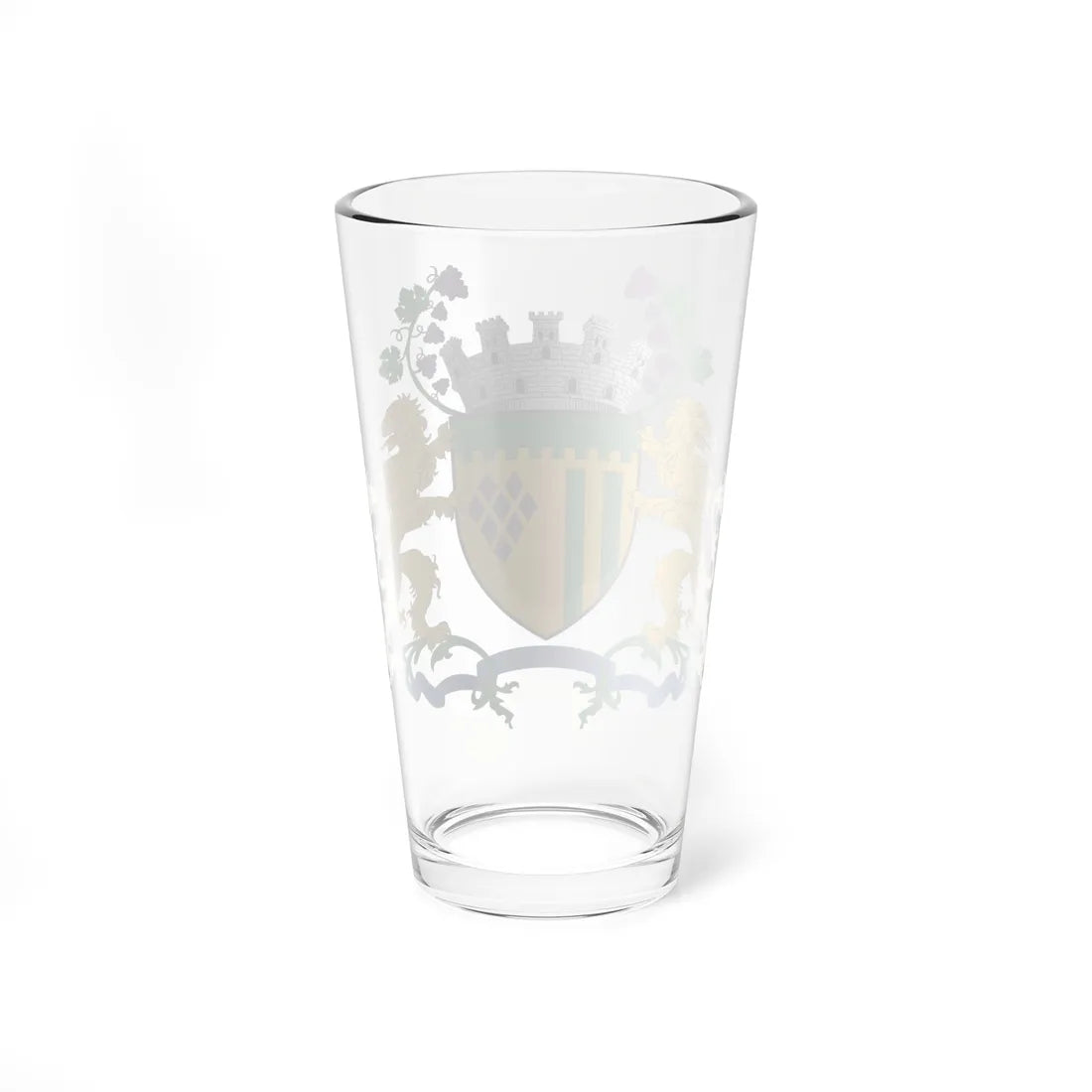 Brasão de Caxias do Sul - RS (Brazil) (Coat of Arms) Pint Glass 16oz - Go Mug Yourself