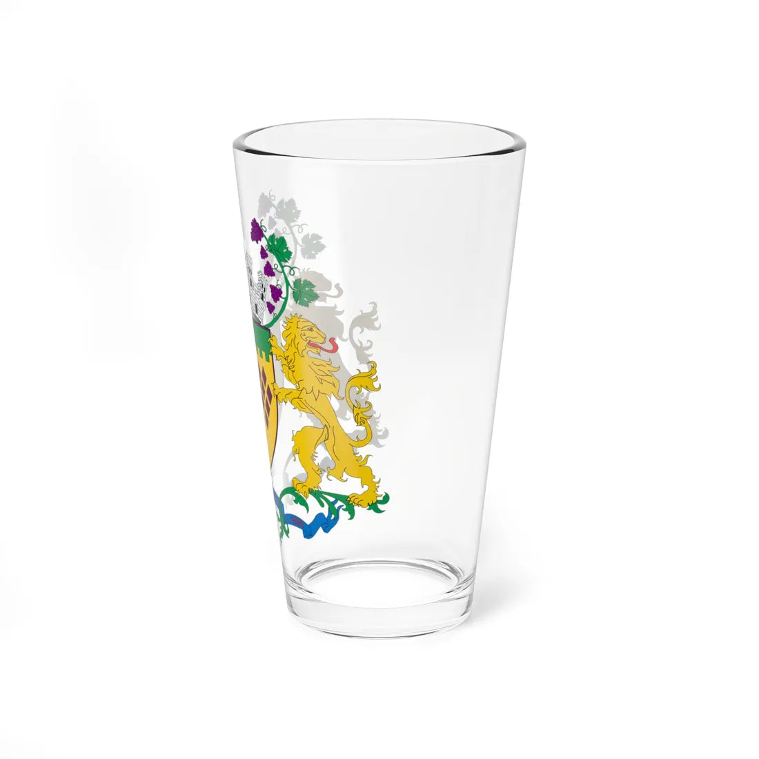 Brasão de Caxias do Sul - RS (Brazil) (Coat of Arms) Pint Glass 16oz - Go Mug Yourself