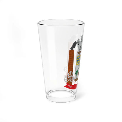 Brasão de Ceará-Mirim - RN (Brazil) (Coat of Arms) Pint Glass 16oz - Go Mug Yourself