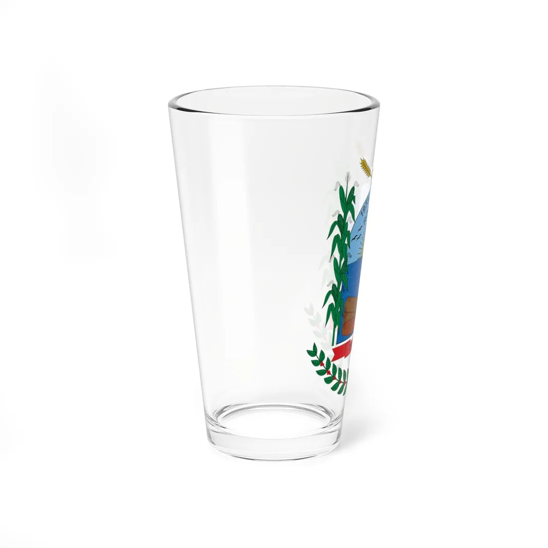 Brasão de Cerejeiras - RO (Brazil) (Coat of Arms) Pint Glass 16oz - Go Mug Yourself