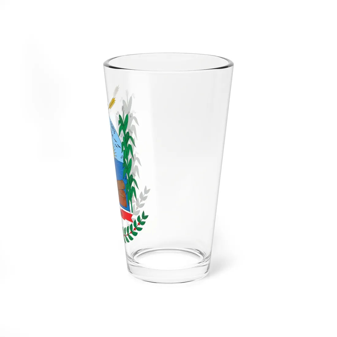 Brasão de Cerejeiras - RO (Brazil) (Coat of Arms) Pint Glass 16oz - Go Mug Yourself