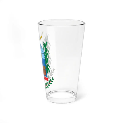 Brasão de Cerejeiras - RO (Brazil) (Coat of Arms) Pint Glass 16oz - Go Mug Yourself