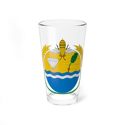 Brasão de Colméia - TO (Brazil) (Coat of Arms) Pint Glass 16oz 16oz - Go Mug Yourself