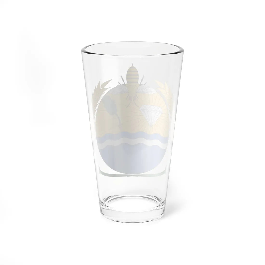 Brasão de Colméia - TO (Brazil) (Coat of Arms) Pint Glass 16oz - Go Mug Yourself