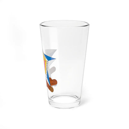 Brasão de Conceição da Barra - ES (Brazil) (Coat of Arms) Pint Glass 16oz - Go Mug Yourself