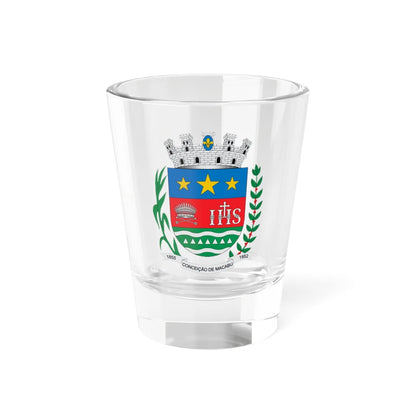Brasão de Conceição de Macabu - RJ (Brazil) (Coat of Arms) Shot Glass 1.5oz 1.5oz - Go Mug Yourself