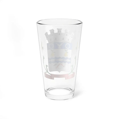 Brasão de Coxim - MS (Brazil) (Coat of Arms) Pint Glass 16oz - Go Mug Yourself