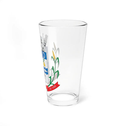 Brasão de Coxim - MS (Brazil) (Coat of Arms) Pint Glass 16oz - Go Mug Yourself
