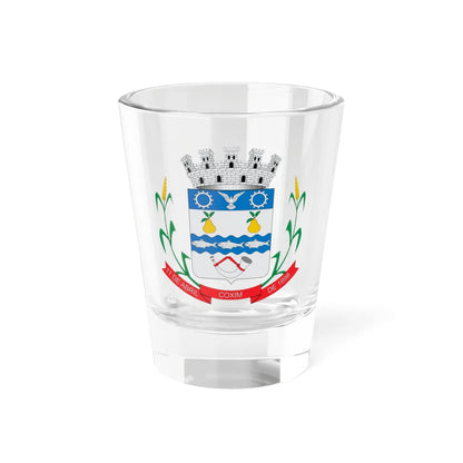 Brasão de Coxim - MS (Brazil) (Coat of Arms) Shot Glass 1.5oz 1.5oz - Go Mug Yourself