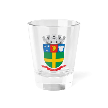 Brasão de Cruzília - MG (Brazil) (Coat of Arms) Shot Glass 1.5oz 1.5oz - Go Mug Yourself