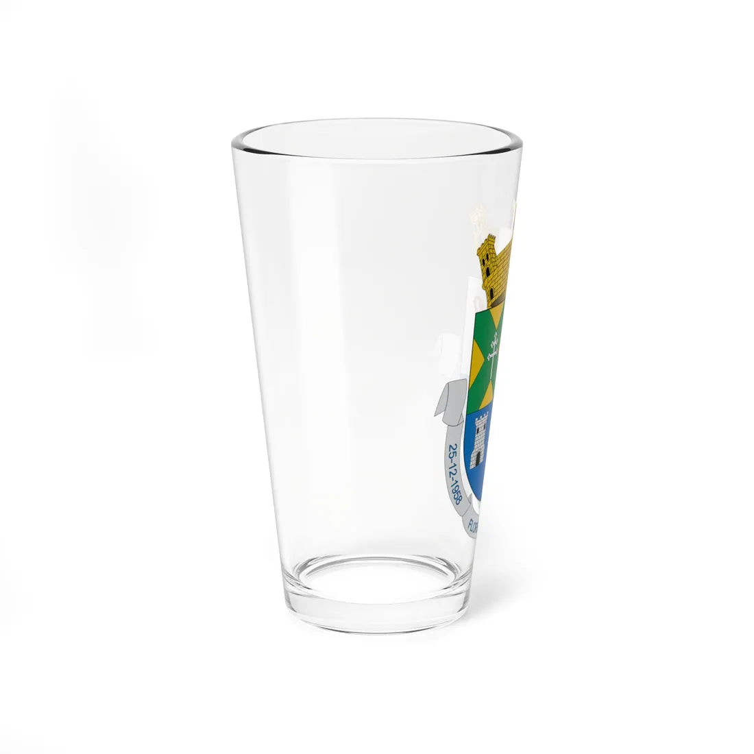 Brasão de Diadema - SP (Brazil) (Coat of Arms) Pint Glass 16oz - Go Mug Yourself
