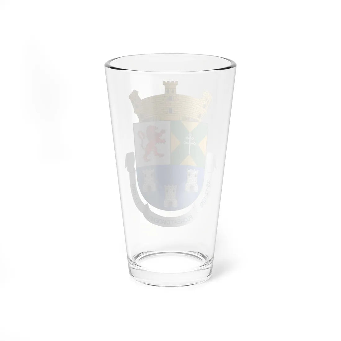 Brasão de Diadema - SP (Brazil) (Coat of Arms) Pint Glass 16oz - Go Mug Yourself
