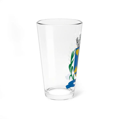Brasão de Dourado - SP (Brazil) (Coat of Arms) Pint Glass 16oz - Go Mug Yourself