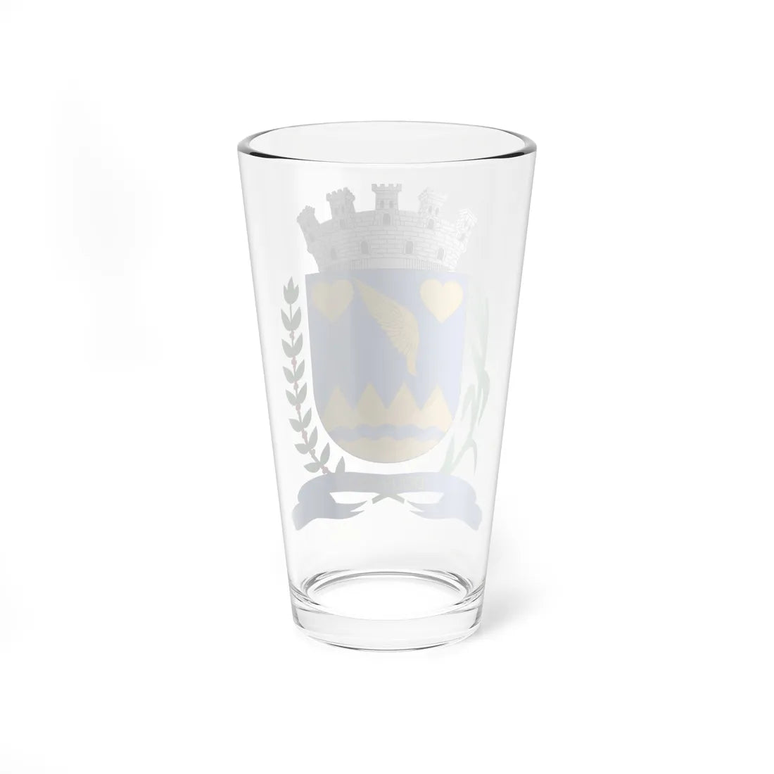Brasão de Dourado - SP (Brazil) (Coat of Arms) Pint Glass 16oz - Go Mug Yourself