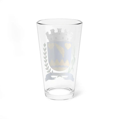Brasão de Dourado - SP (Brazil) (Coat of Arms) Pint Glass 16oz - Go Mug Yourself