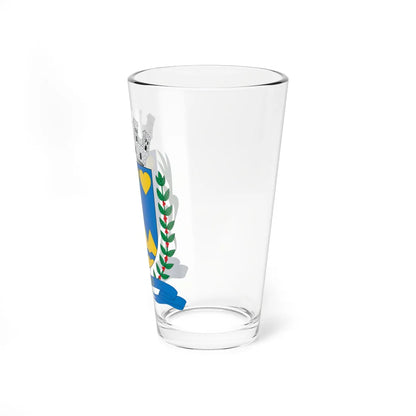 Brasão de Dourado - SP (Brazil) (Coat of Arms) Pint Glass 16oz - Go Mug Yourself