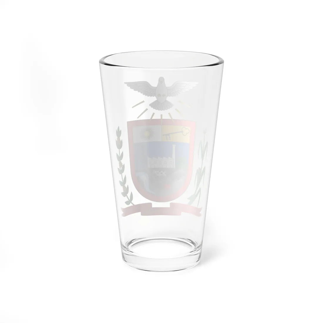 Brasão de Foz do Jordão - PR (Brazil) (Coat of Arms) Pint Glass 16oz - Go Mug Yourself