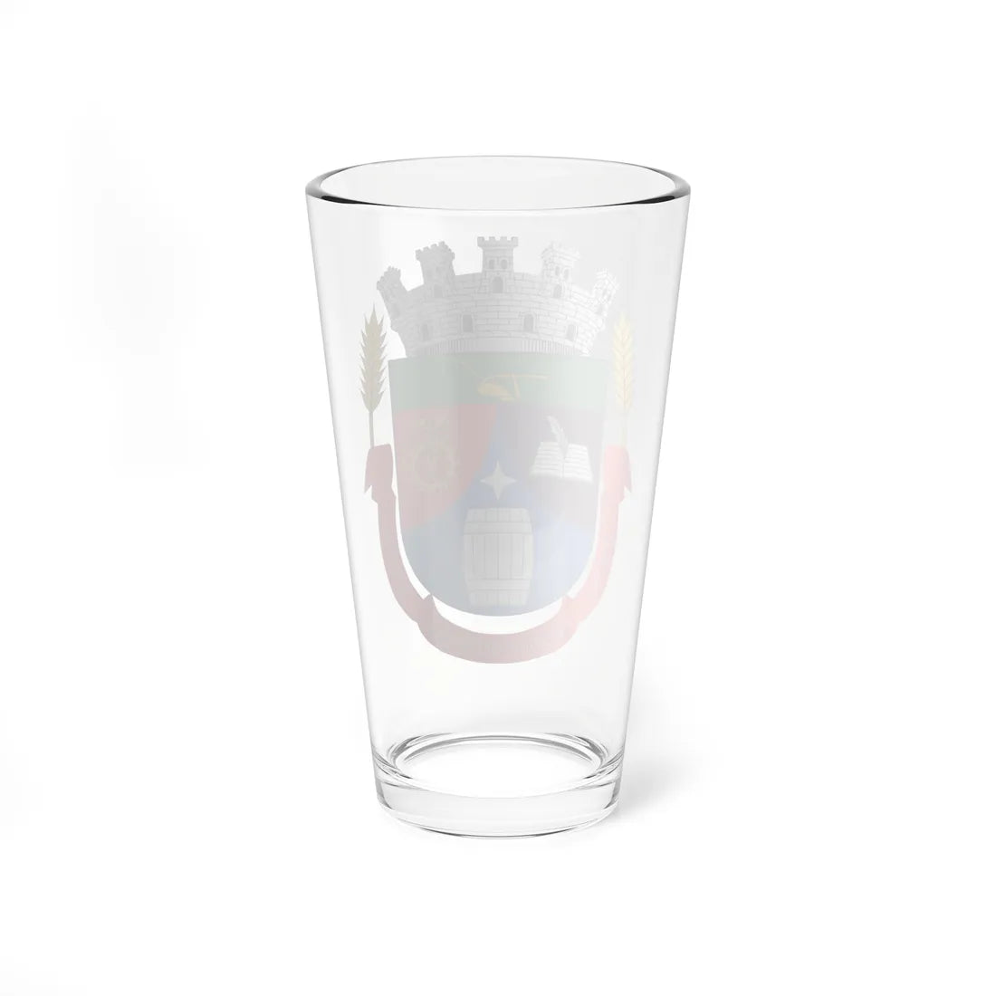 Brasão de Frederico Westphalen - RS (Brazil) (Coat of Arms) Pint Glass 16oz - Go Mug Yourself