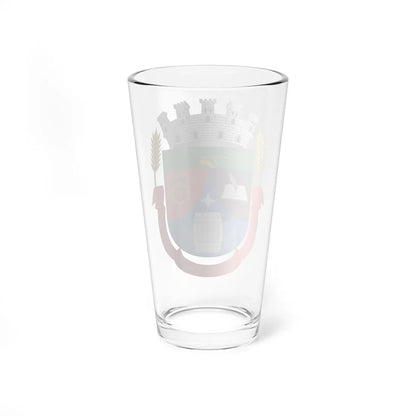 Brasão de Frederico Westphalen - RS (Brazil) (Coat of Arms) Pint Glass 16oz - Go Mug Yourself