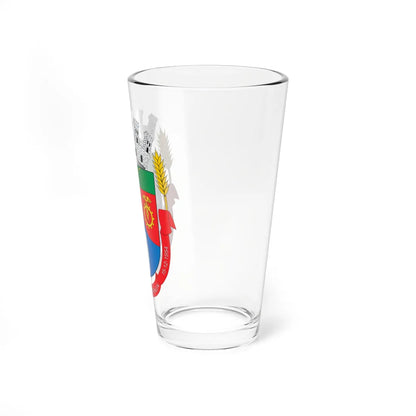 Brasão de Frederico Westphalen - RS (Brazil) (Coat of Arms) Pint Glass 16oz - Go Mug Yourself