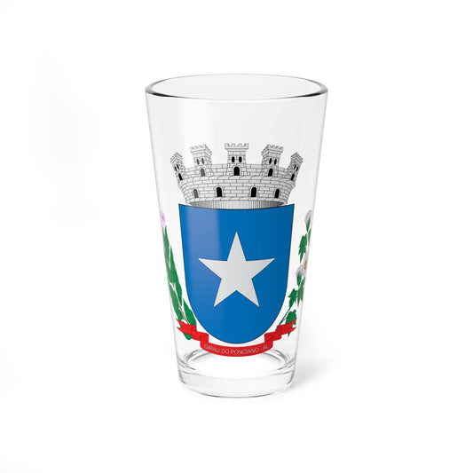 Brasão de Girau do Ponciano - AL (Brazil) (Coat of Arms) Pint Glass 16oz 16oz - Go Mug Yourself