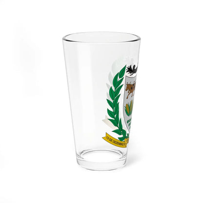 Brasão de Goianésia do Pará - PA (Brazil) (Coat of Arms) Pint Glass 16oz - Go Mug Yourself