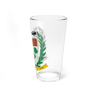 Brasão de Goianésia do Pará - PA (Brazil) (Coat of Arms) Pint Glass 16oz - Go Mug Yourself