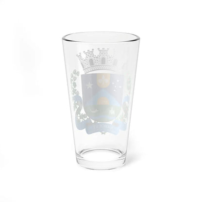 Brasão de Goioerê (Brazil) (Coat of Arms) Pint Glass 16oz - Go Mug Yourself