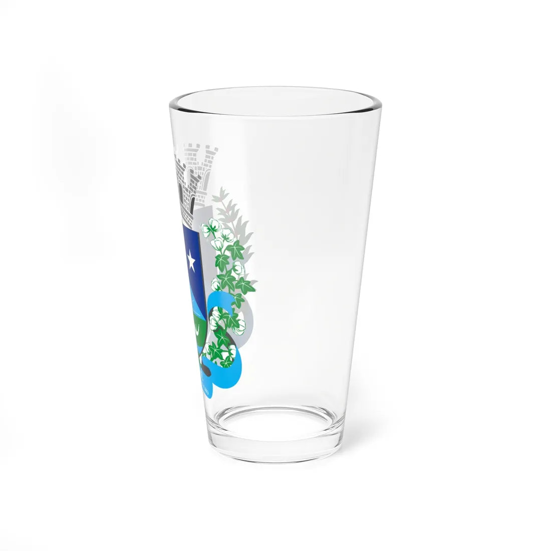 Brasão de Goioerê (Brazil) (Coat of Arms) Pint Glass 16oz - Go Mug Yourself