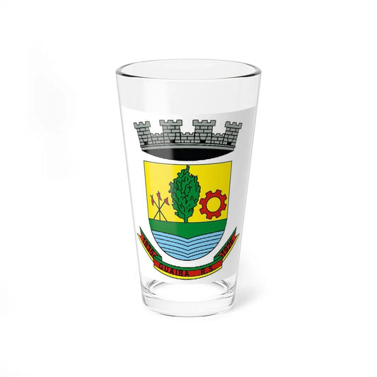 Brasão de Guaíba (Brazil) (Coat of Arms) Pint Glass 16oz 16oz - Go Mug Yourself