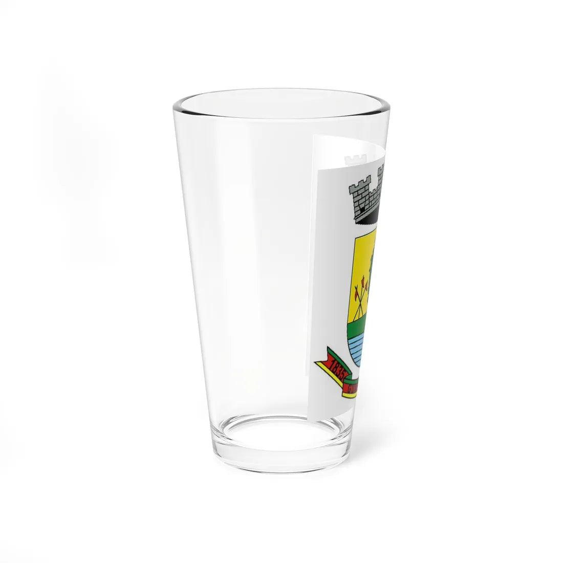 Brasão de Guaíba (Brazil) (Coat of Arms) Pint Glass 16oz - Go Mug Yourself