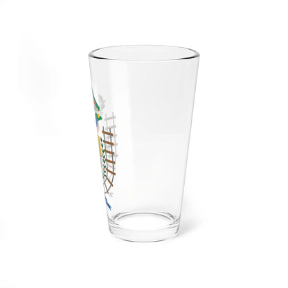 Brasão de Guajará-Mirim - RO (Brazil) (Coat of Arms) Pint Glass 16oz - Go Mug Yourself