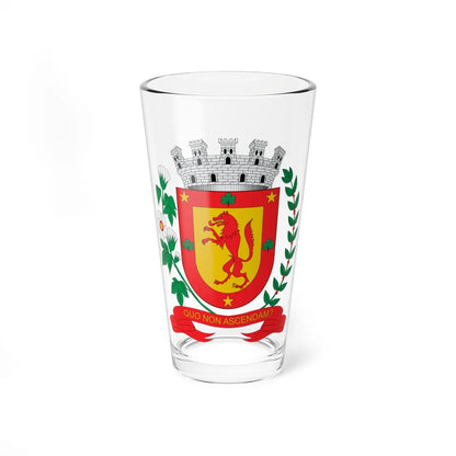 Brasão de Guará - SP (Brazil) (Coat of Arms) Pint Glass 16oz 16oz - Go Mug Yourself