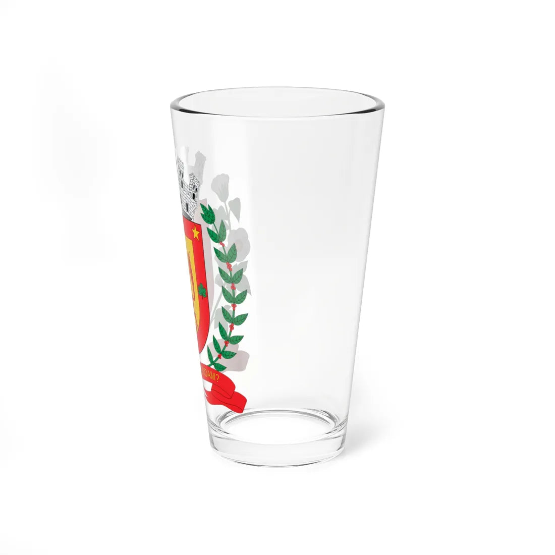 Brasão de Guará - SP (Brazil) (Coat of Arms) Pint Glass 16oz - Go Mug Yourself