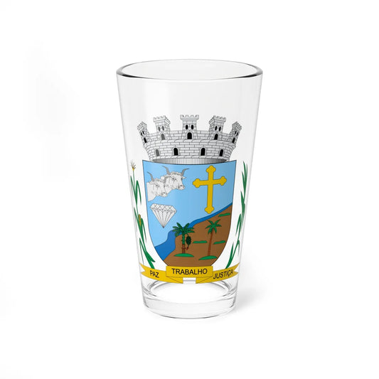 Brasão de Japoatã - SE (Brazil) (Coat of Arms) Pint Glass 16oz 16oz - Go Mug Yourself