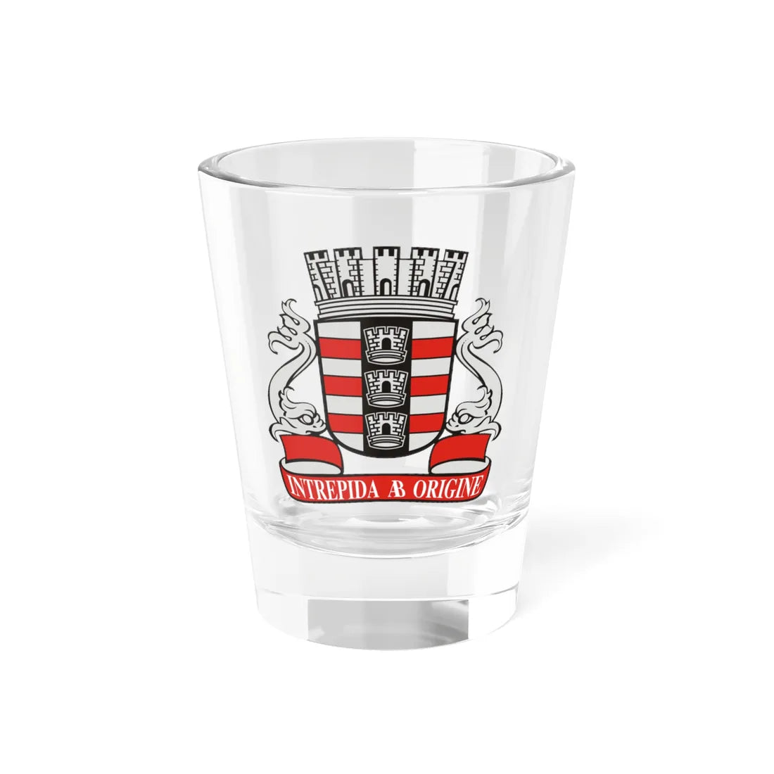 Brasão de João Pessoa (Brazil) (Coat of Arms) Shot Glass 1.5oz 1.5oz - Go Mug Yourself