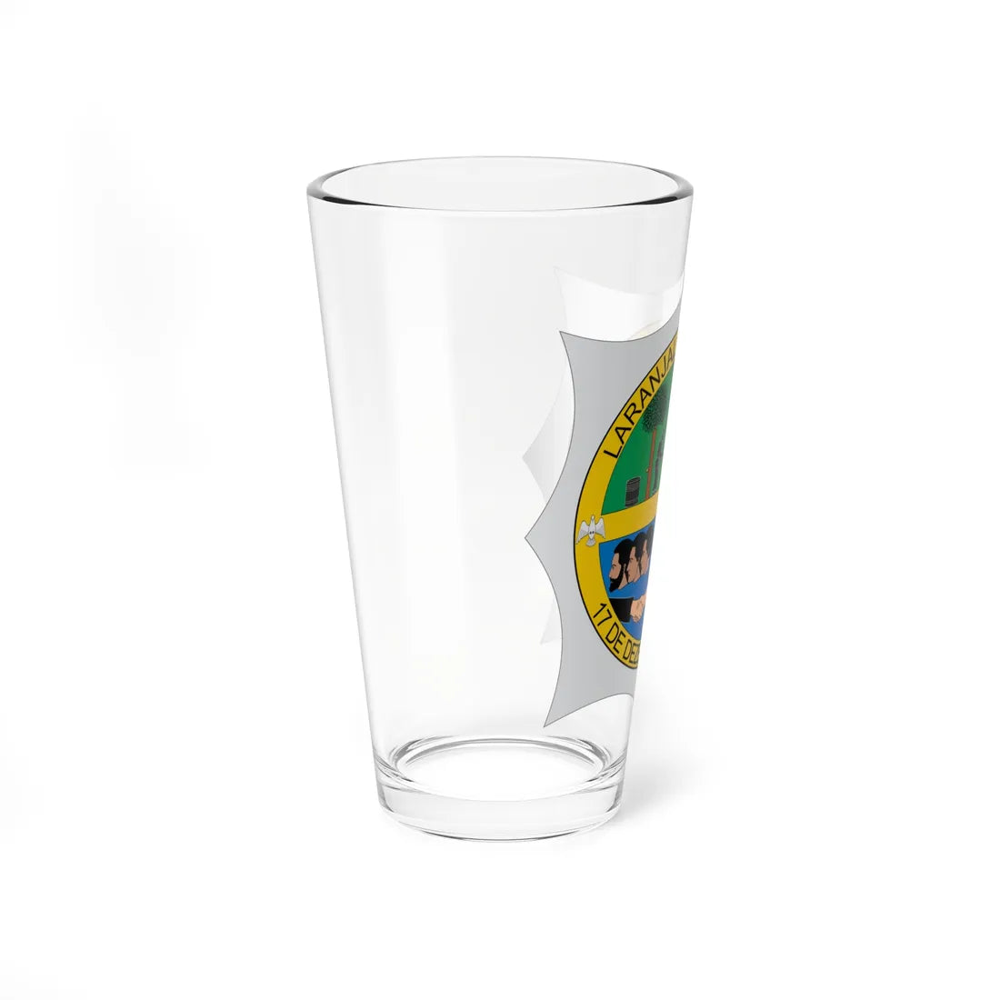 Brasão de Laranjal do Jari - AP (Brazil) (Coat of Arms) Pint Glass 16oz - Go Mug Yourself