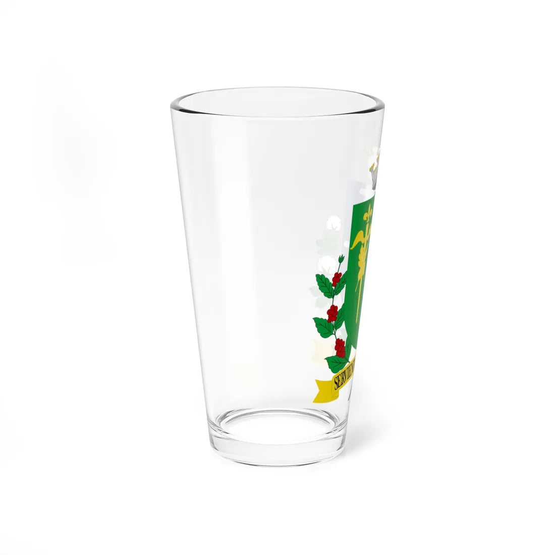 Brasão de Laranjal Paulista (Brazil) (Coat of Arms) Pint Glass 16oz - Go Mug Yourself