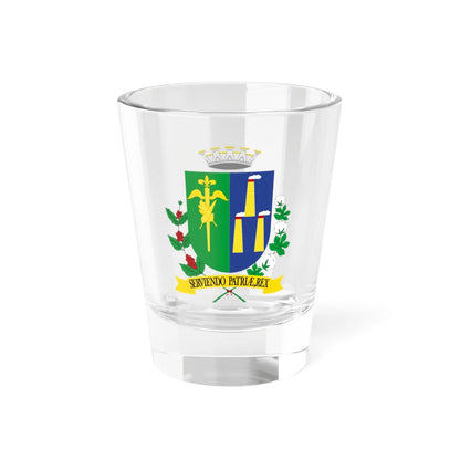 Brasão de Laranjal Paulista (Brazil) (Coat of Arms) Shot Glass 1.5oz 1.5oz - Go Mug Yourself