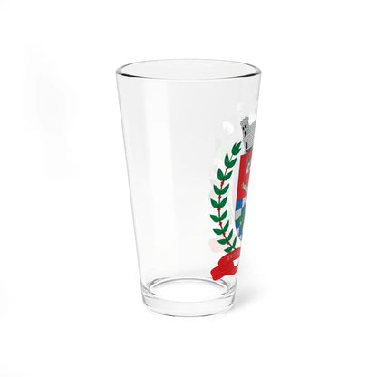 Brasão de Lins - SP (Brazil) (Coat of Arms) Pint Glass 16oz - Go Mug Yourself