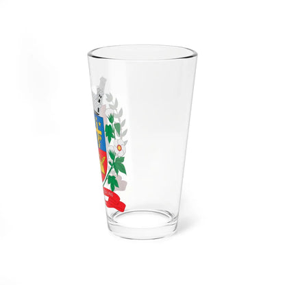Brasão de Lins - SP (Brazil) (Coat of Arms) Pint Glass 16oz - Go Mug Yourself