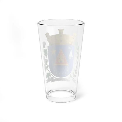 Brasão de Lucélia - SP (Brazil) (Coat of Arms) Pint Glass 16oz - Go Mug Yourself