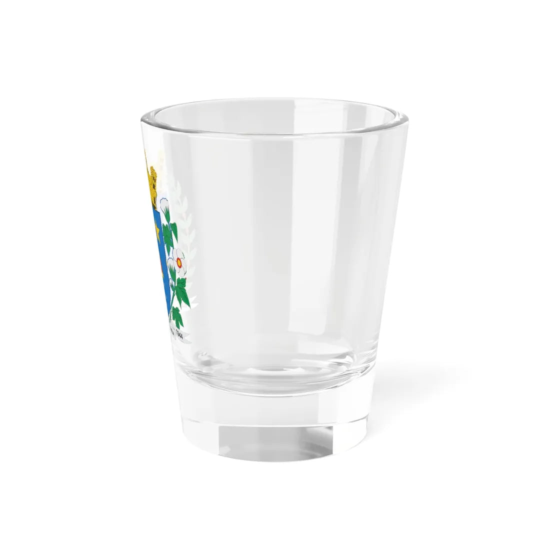 Brasão de Lucélia - SP (Brazil) (Coat of Arms) Shot Glass 1.5oz - Go Mug Yourself