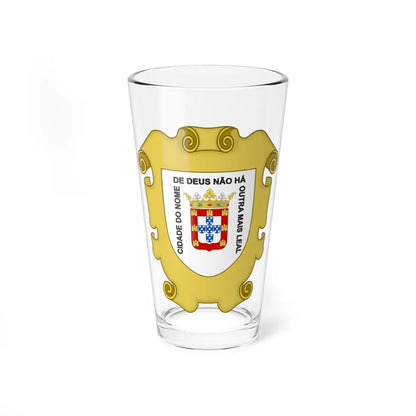Brasão de Macau 1850s-1910 (Portugal) (Coat of Arms) Pint Glass 16oz 16oz - Go Mug Yourself