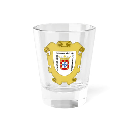 Brasão de Macau 1850s-1910 (Portugal) (Coat of Arms) Shot Glass 1.5oz 1.5oz - Go Mug Yourself