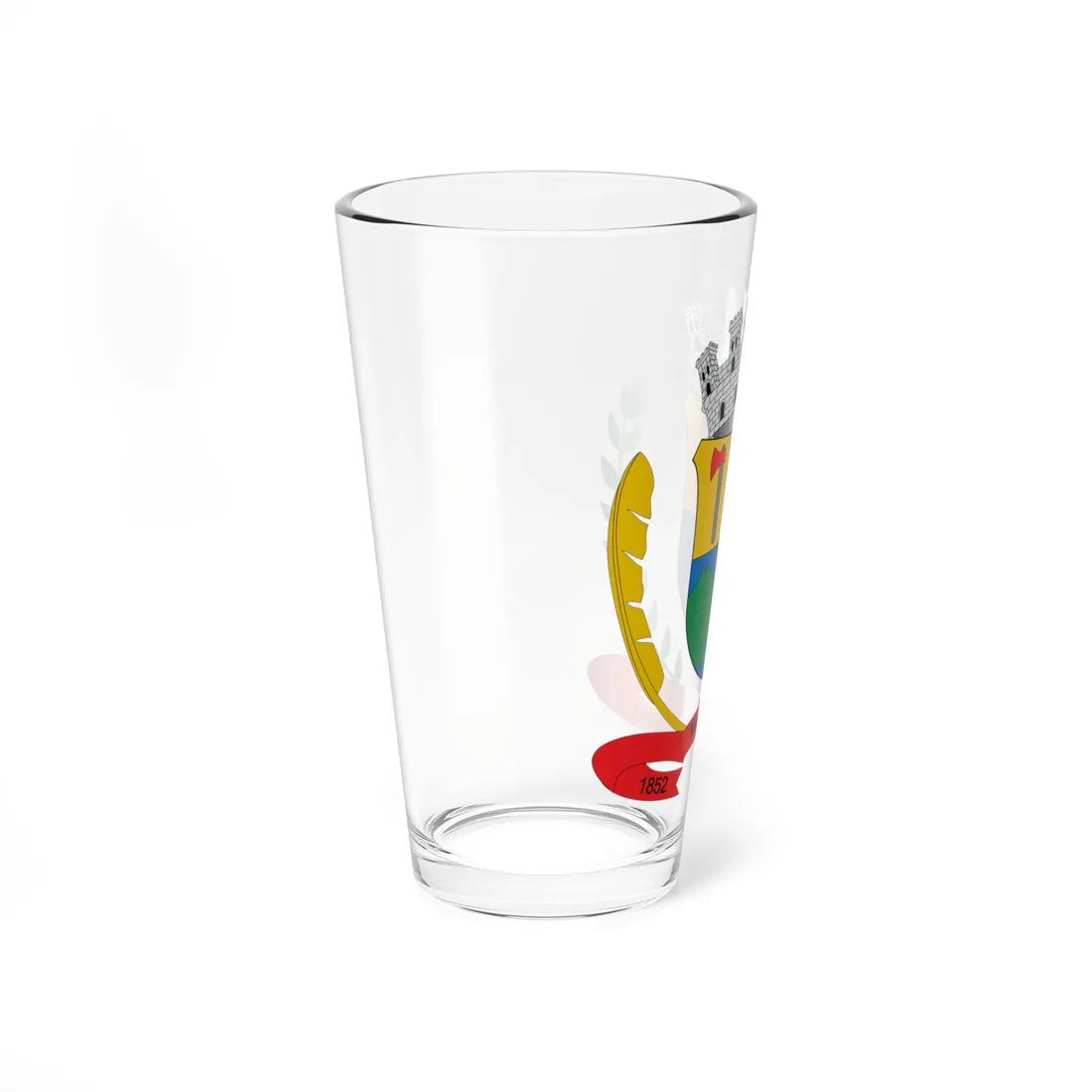 Brasão de Machado - MG (Brazil) (Coat of Arms) Pint Glass 16oz - Go Mug Yourself