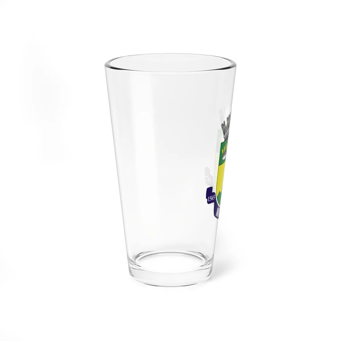 Brasão de Magé RJ (Brazil) (Coat of Arms) Pint Glass 16oz - Go Mug Yourself