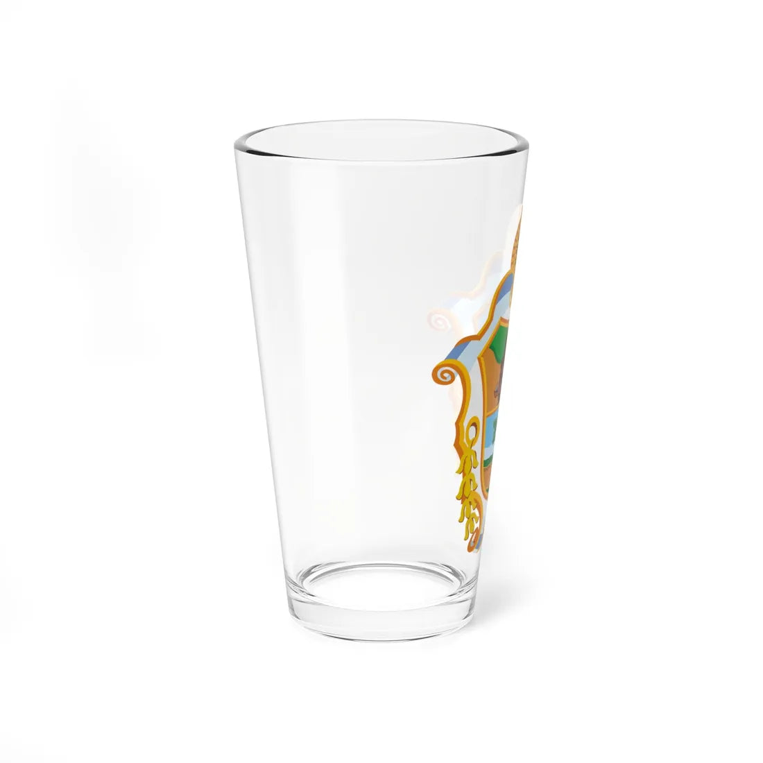 Brasão de Manaus (Brazil) (Coat of Arms) Pint Glass 16oz - Go Mug Yourself